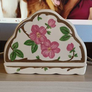 Vintage Franciscan Desert Rose Napkin Holder Hard to Find Rare Franciscanware